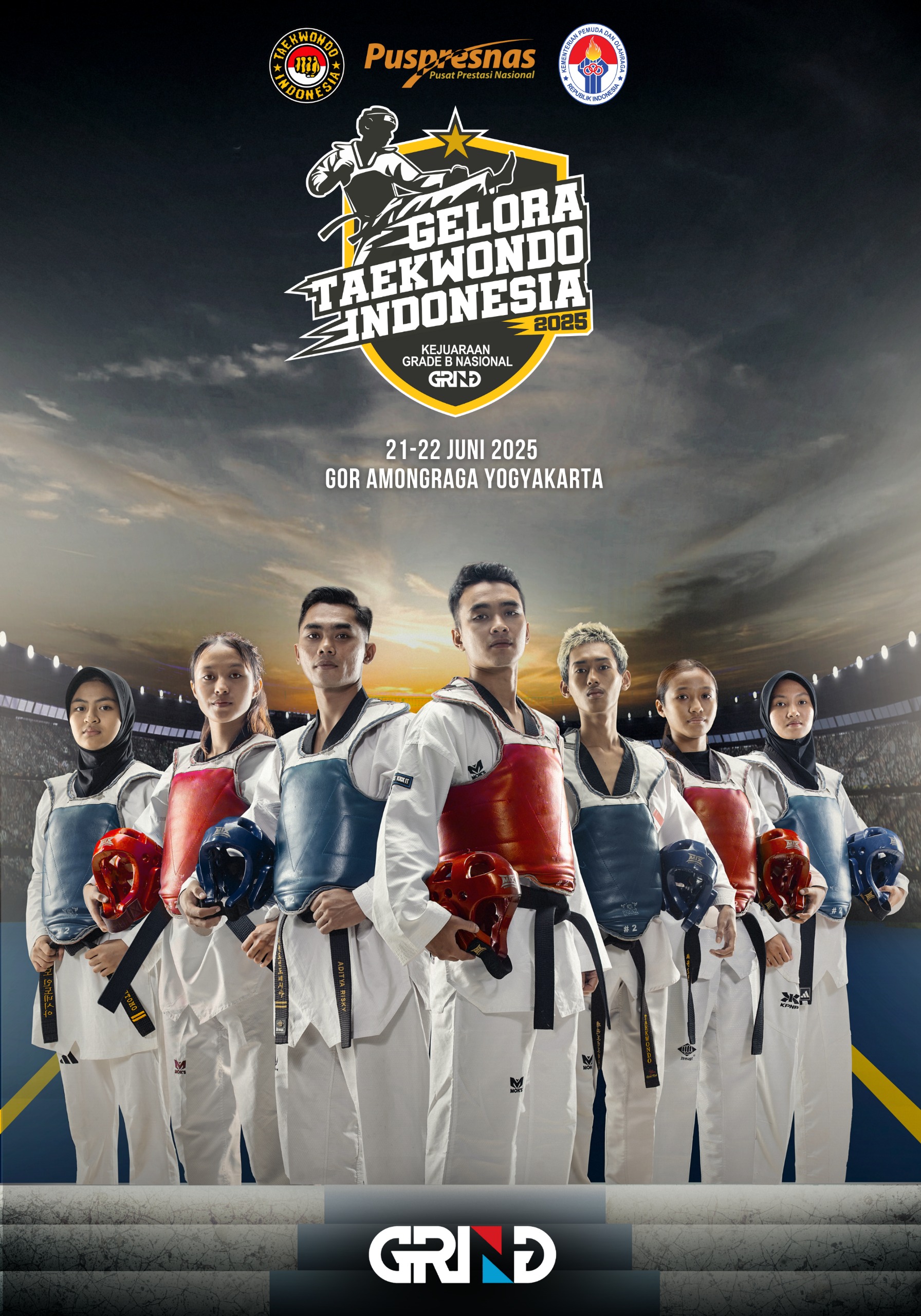 Kejuaraan GELORA TAEKWONDO INDONESIA CHAMPIONSHIP 2025 GRIND ti-cheonjiin.com