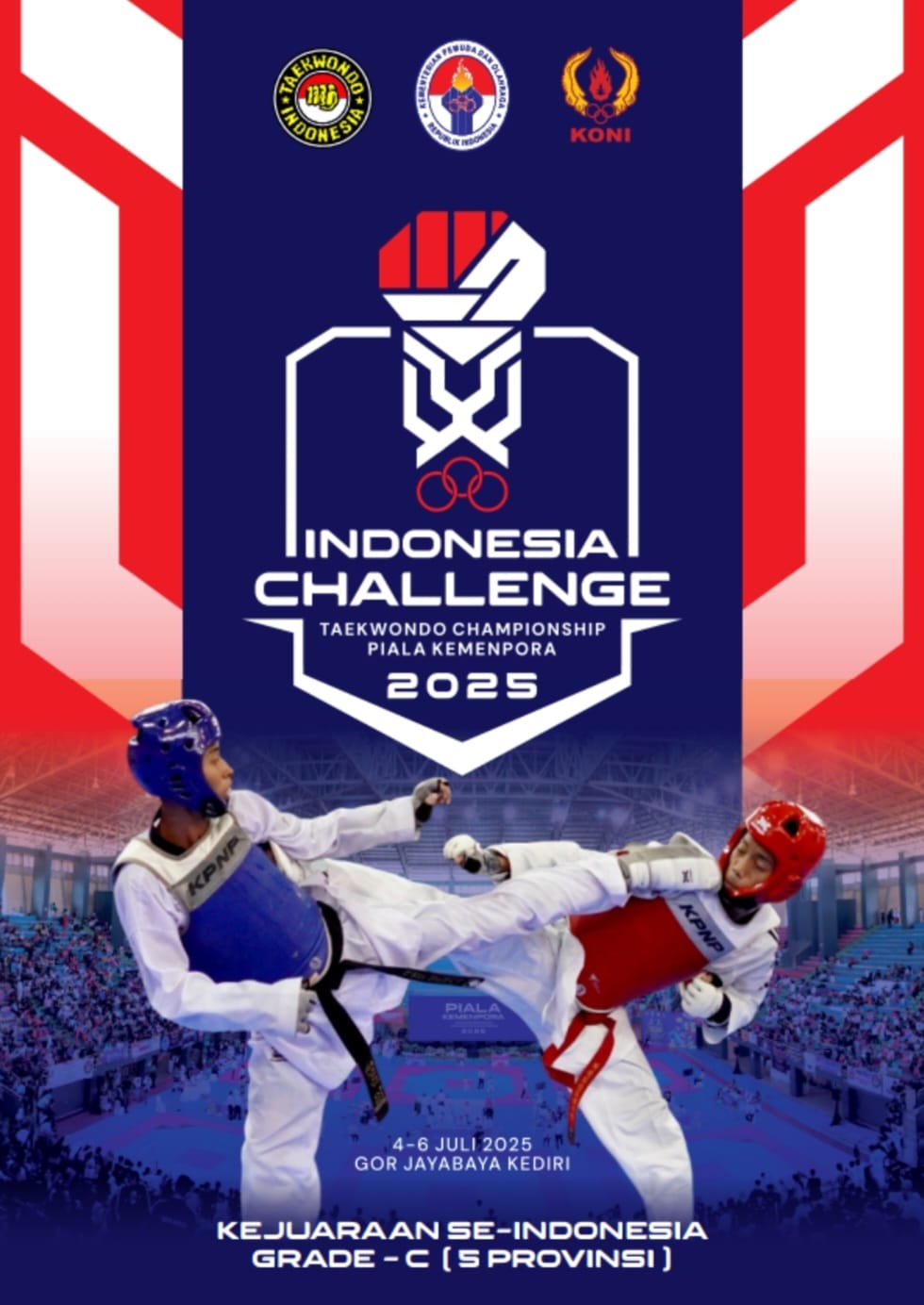 Ajang Pertarungan Prestasi Taekwondo di Tanah Air Taekwondo Indonesia Dojang cheonjiin